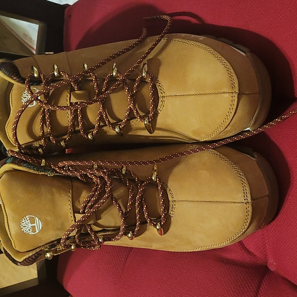 New Timberland Euro Sprint Mid Hiker Wheat Nubuck /Camouflage Trim size 10.5 - Picture 4 of 13